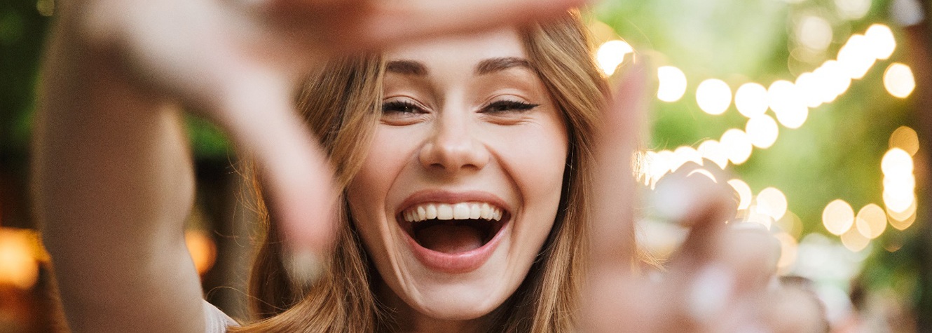 Woman after seeing Cigna PPO dentist in Lexington
