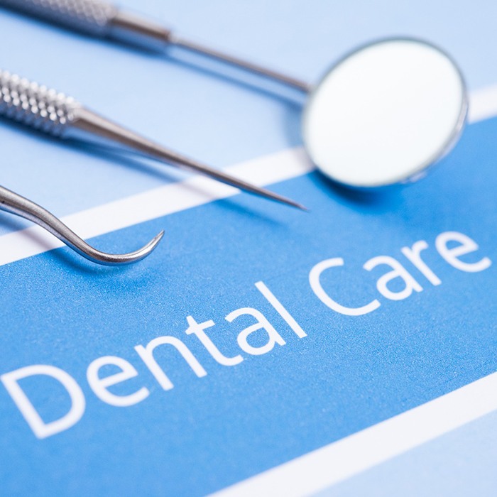 Dental instruments and paperwork in Lexington