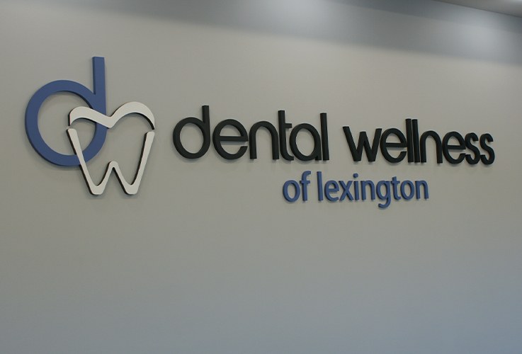 Dental Wellness of Lexington sign