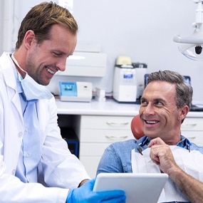 Man at dentist in Lexington