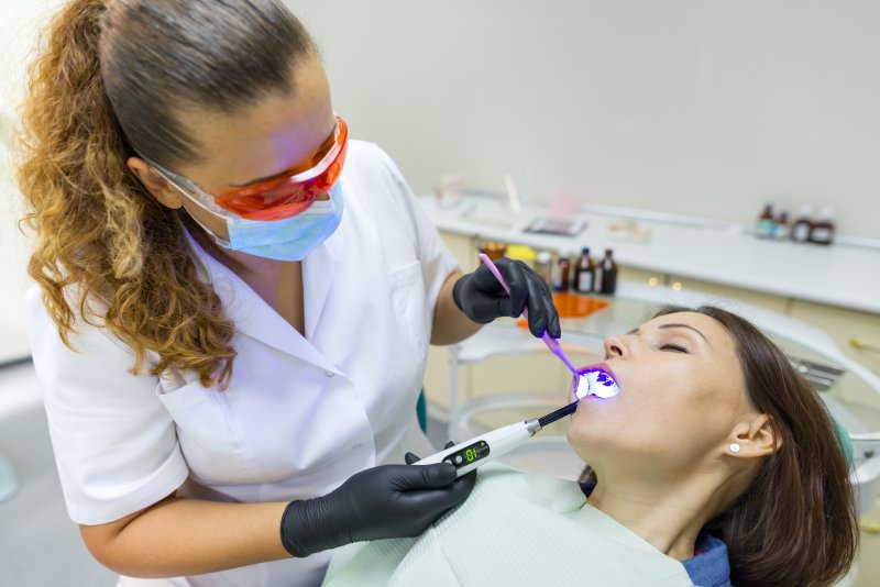 young woman with conscious sedation