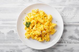 scrambled eggs